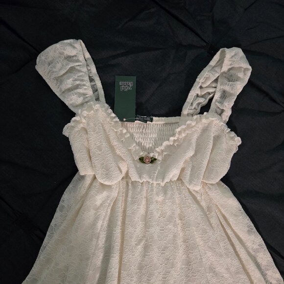 Wild Fable Ivory Lace mini dress xs - Picture 4 of 5